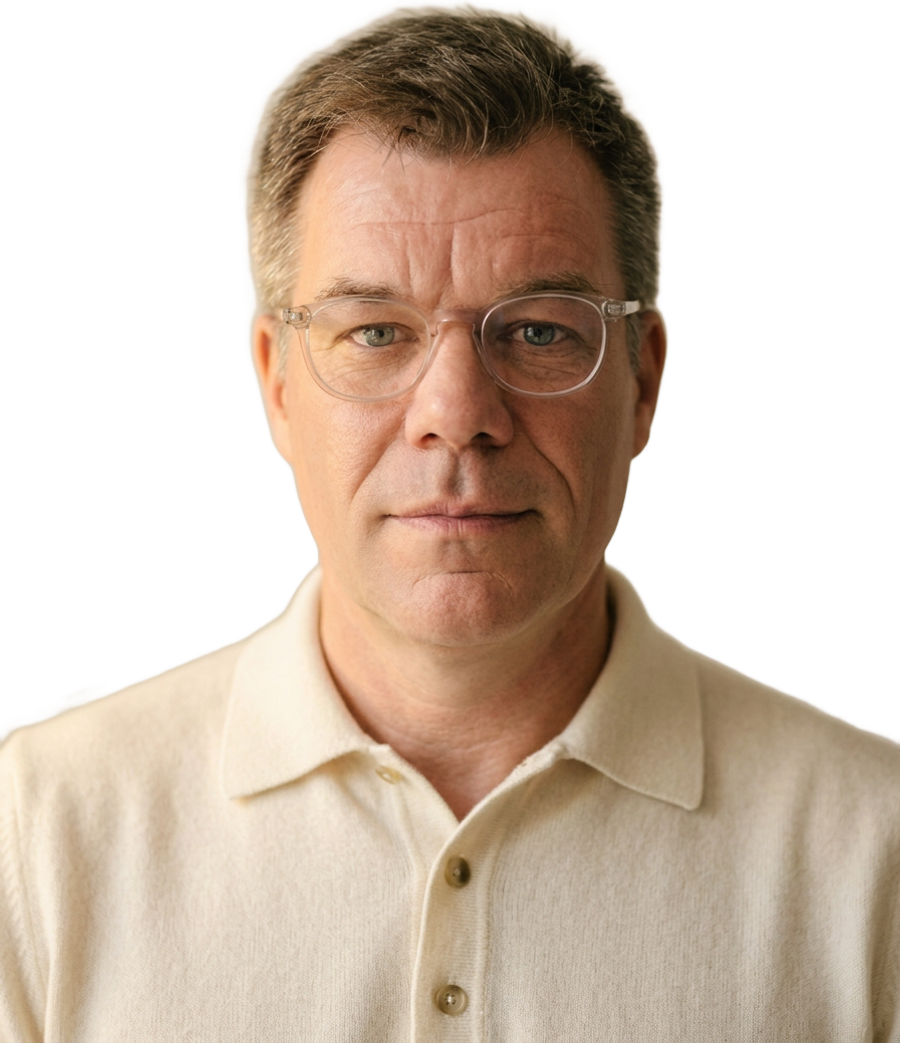 Daniel Kerst, Kommunikationsberater und Live Producer, Porträt-Cutout